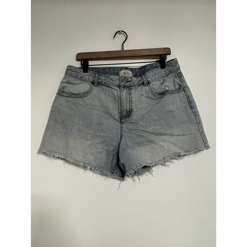 BDG Blue Jean A-Line Shorts Distressed Cut-Offs Sz 31
